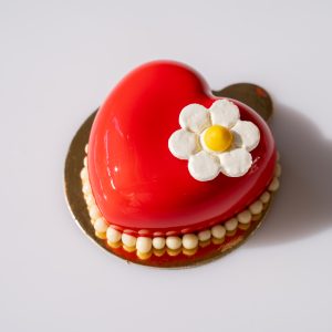 Entremet individual de vainilla y frutos