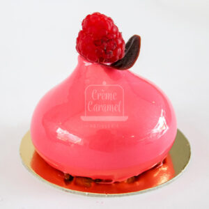 ENTREMET INDIVIDUAL DE CHOCOLATE Y FRAMBUESA